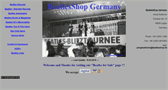 Desktop Screenshot of beatlesshop.de