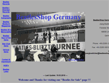 Tablet Screenshot of beatlesshop.de